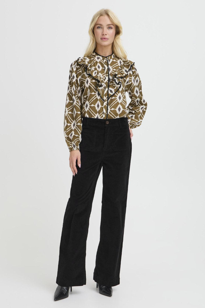 Dasik cord trousers, black