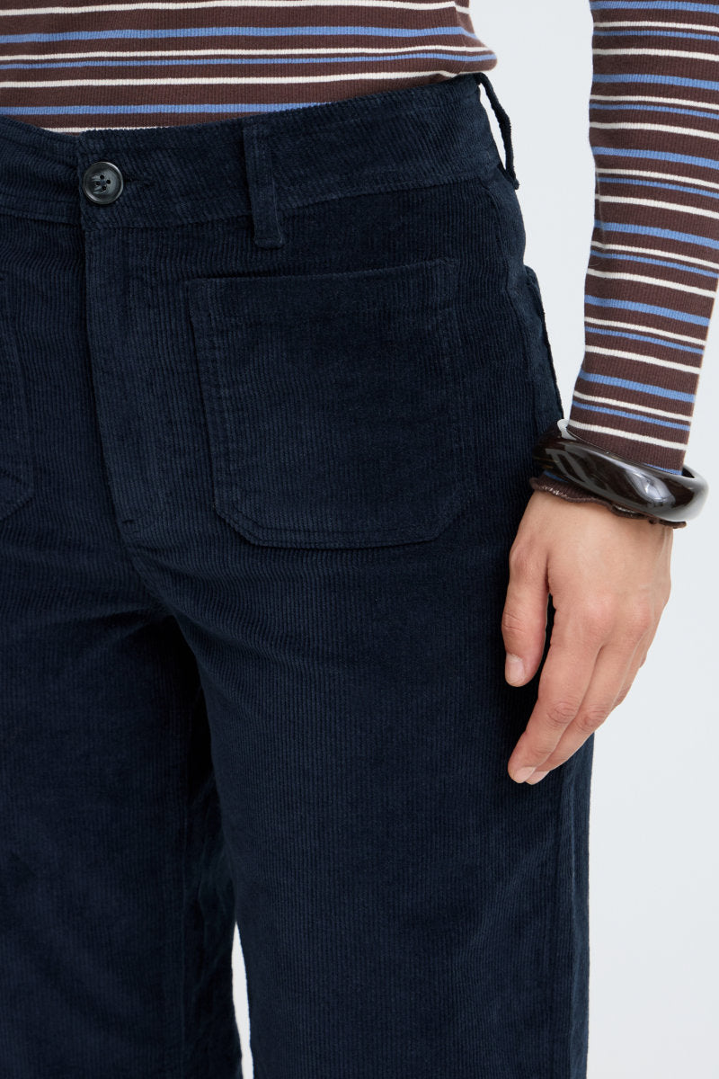 Dasik cord trousers, navy