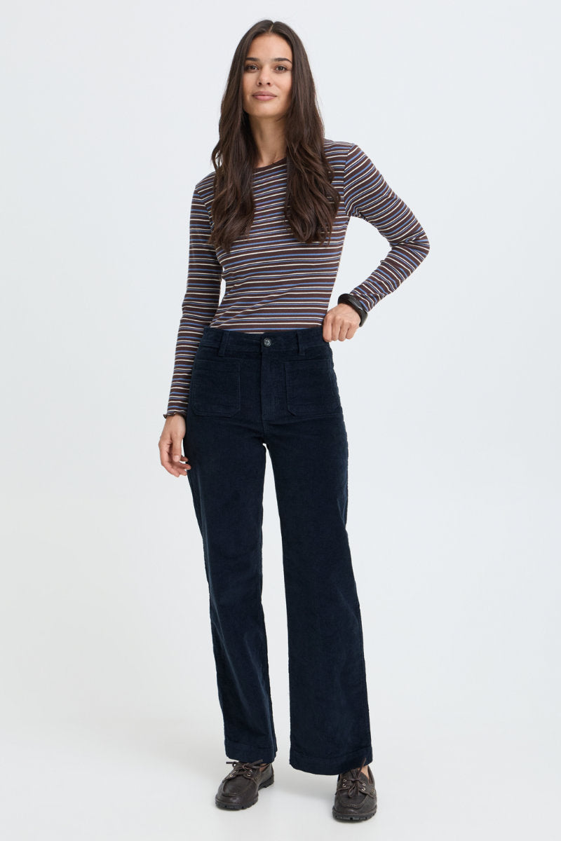 Dasik cord trousers, navy
