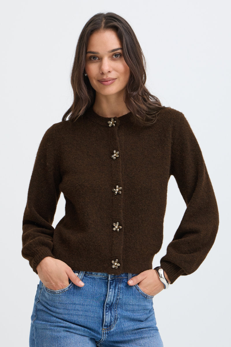 Omea deco cardi, coffee