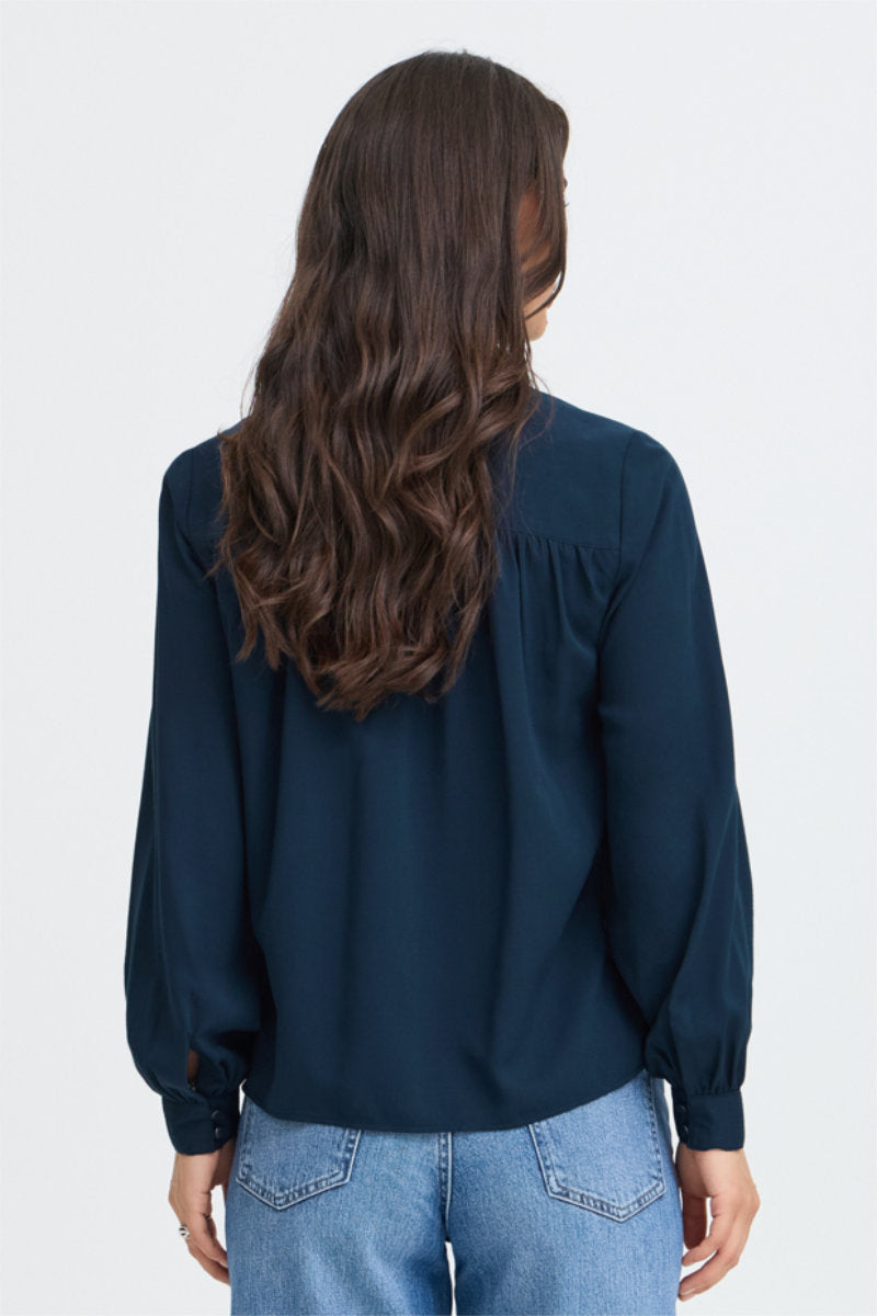 Faduma blouse, navy