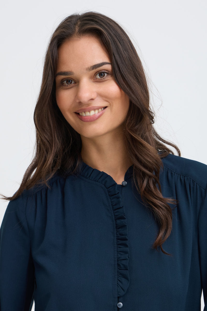 Faduma blouse, navy