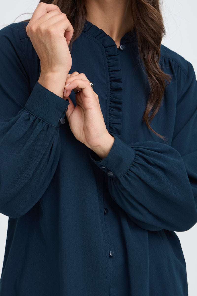 Faduma blouse, navy