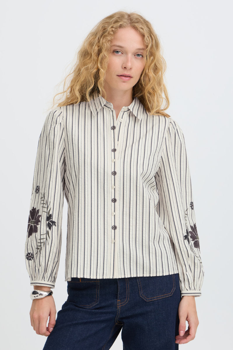 Hippi shirt, cream