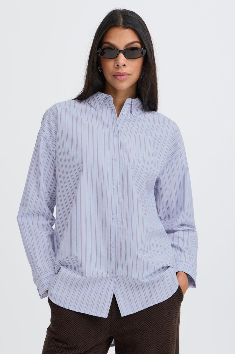Hene shirt, chambray blue
