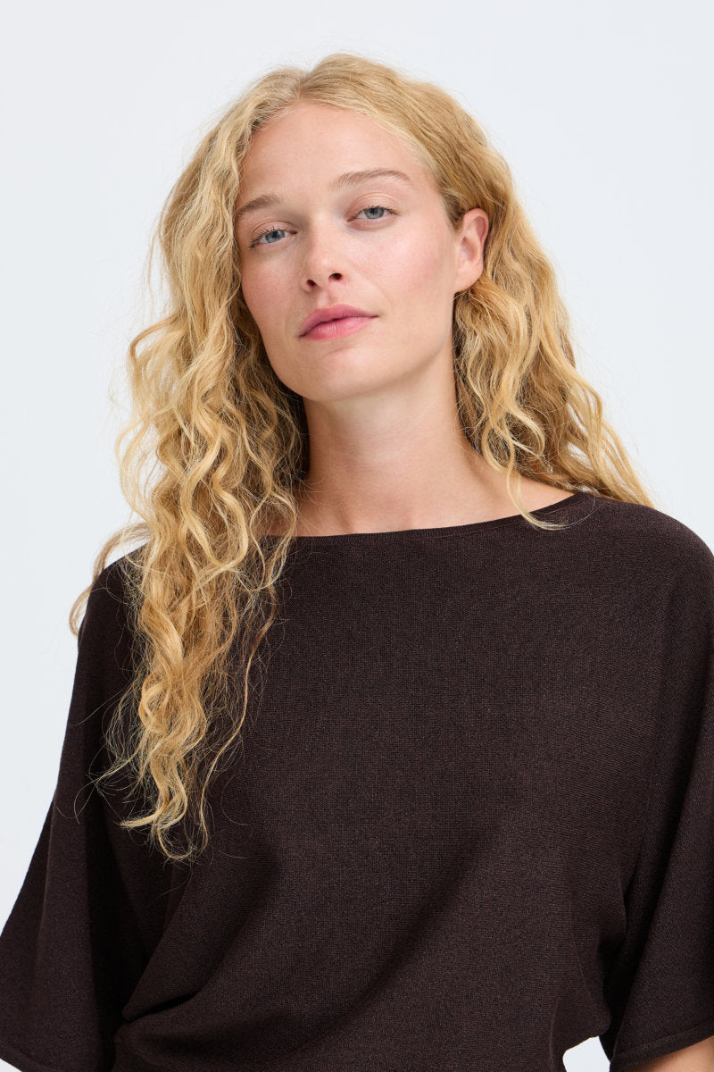 Mobbe batwing top, espresso