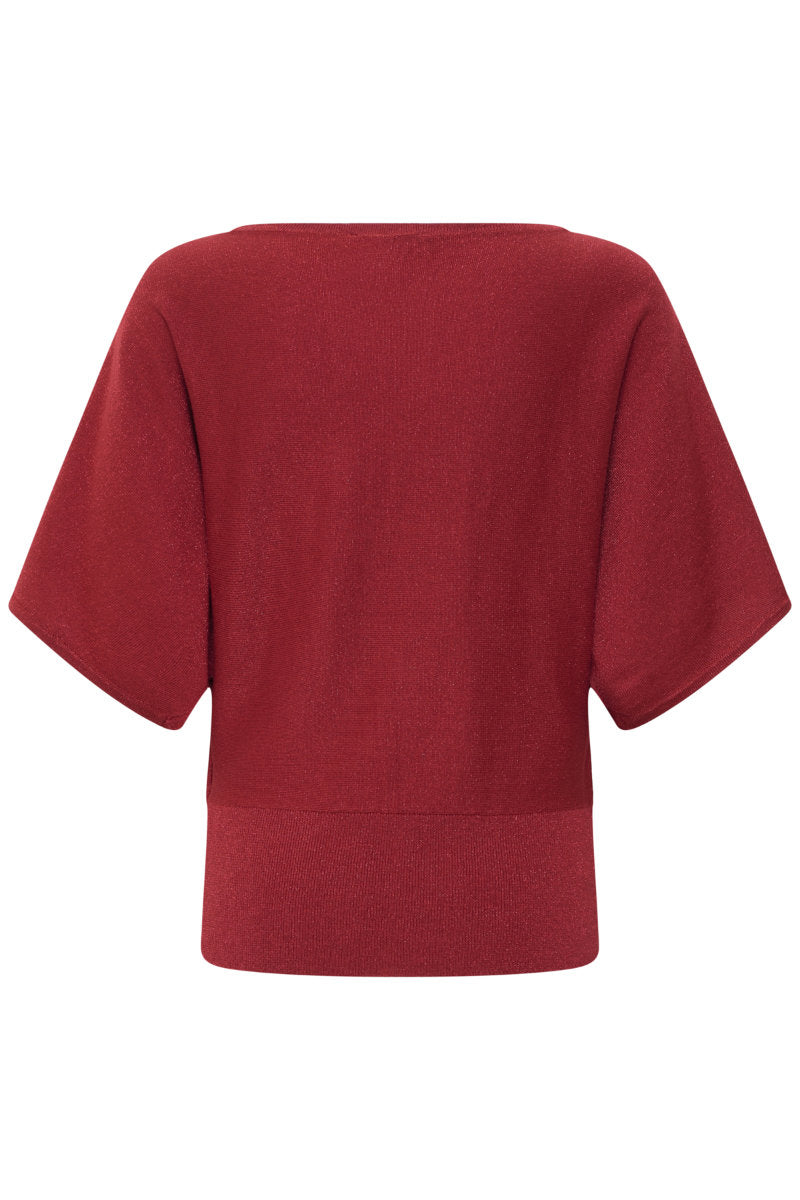 Mobbe batwing top, garnet