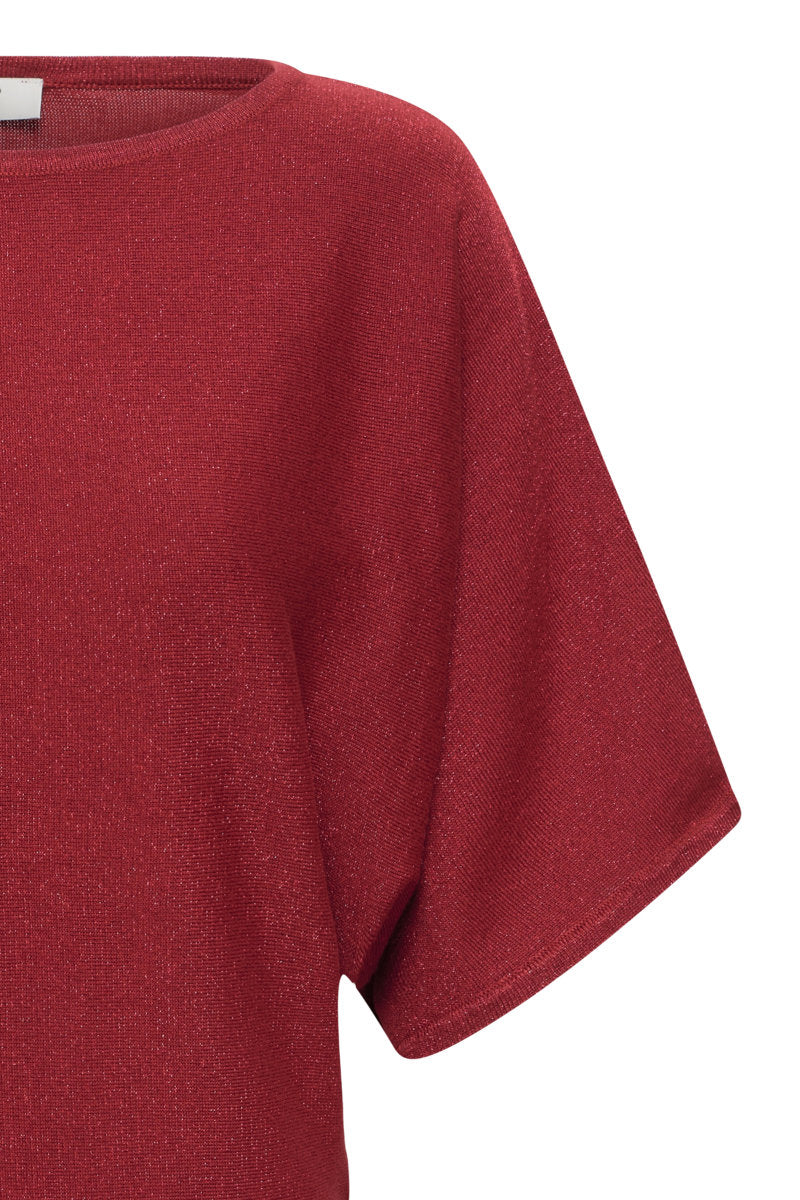 Mobbe batwing top, garnet
