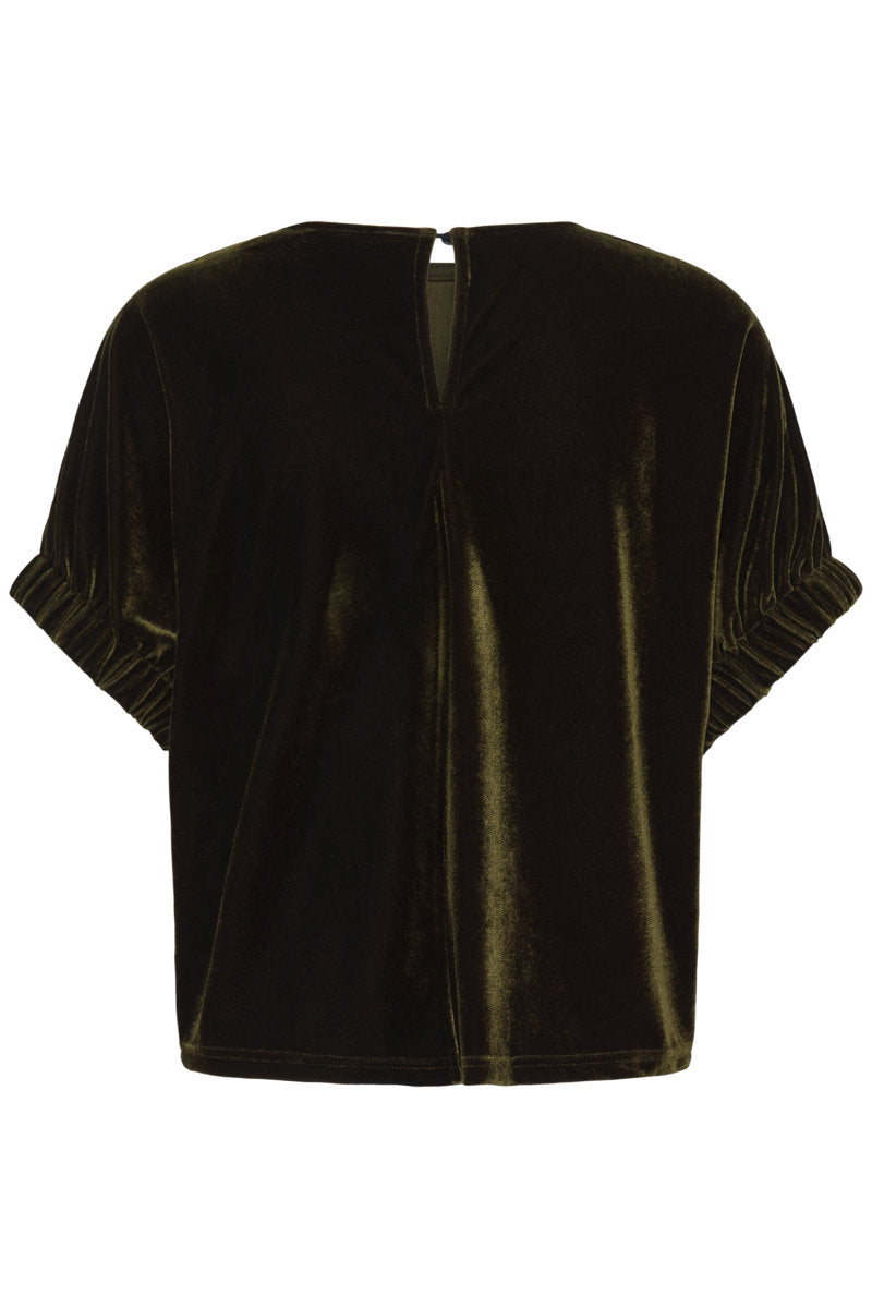 Perrin blouse, dark olive