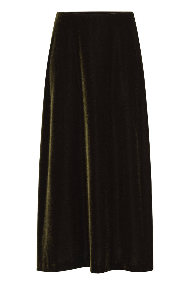 Perrin skirt, dark olive