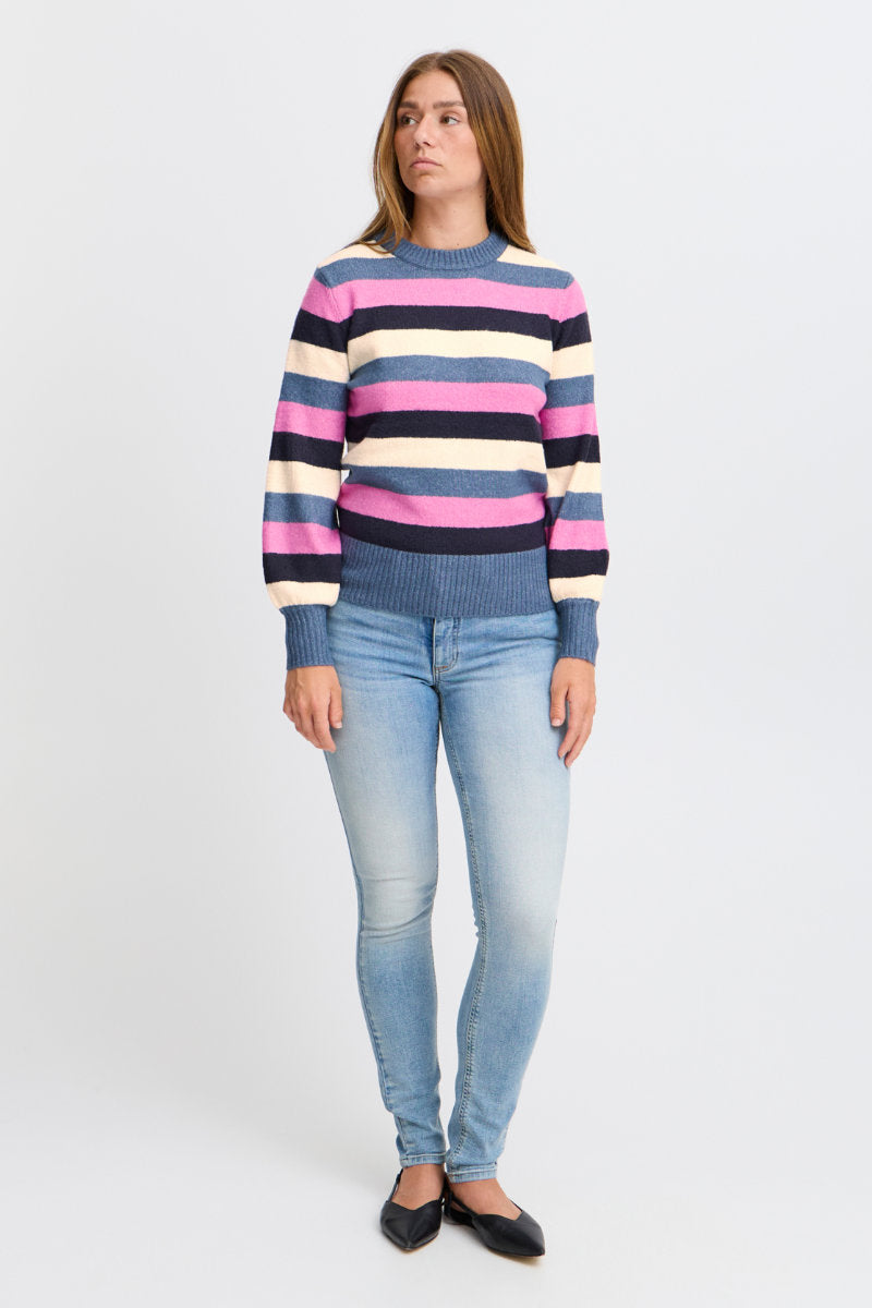 Heden stripe jumper, multi