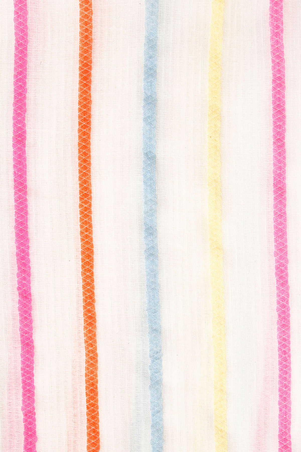 Ombre scarf, Ivory / Multi