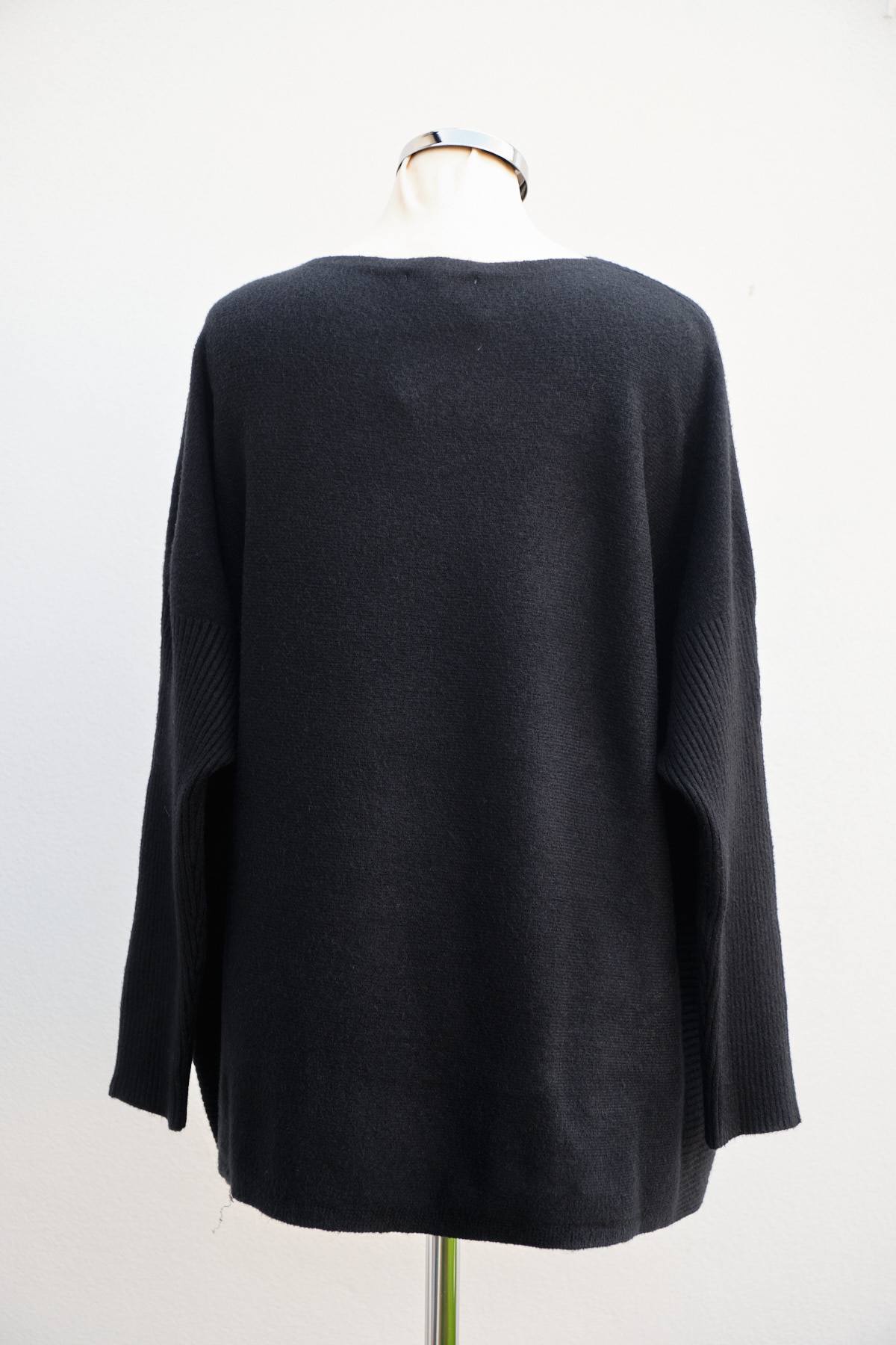 Pocket jumper, black