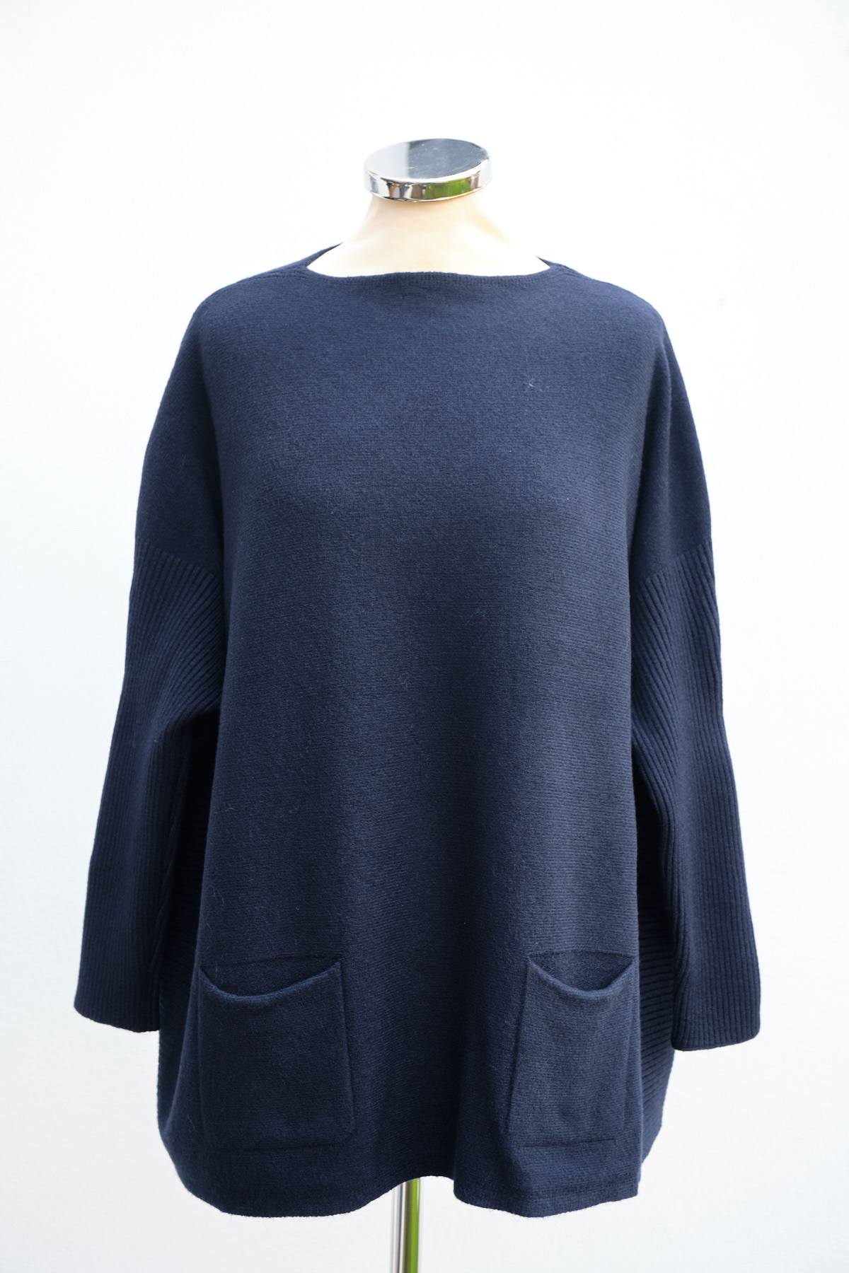 Pocket jumper, navy