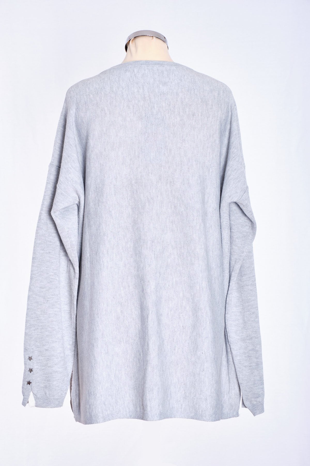 Tunic, star button, silver