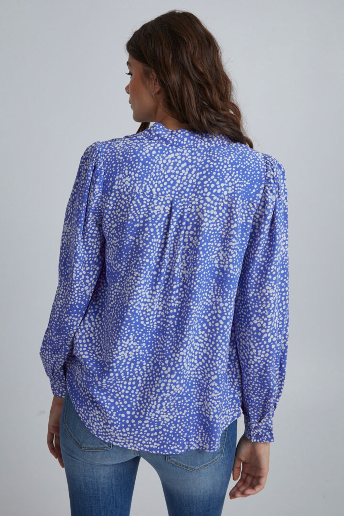 Josa puff shirt, blue