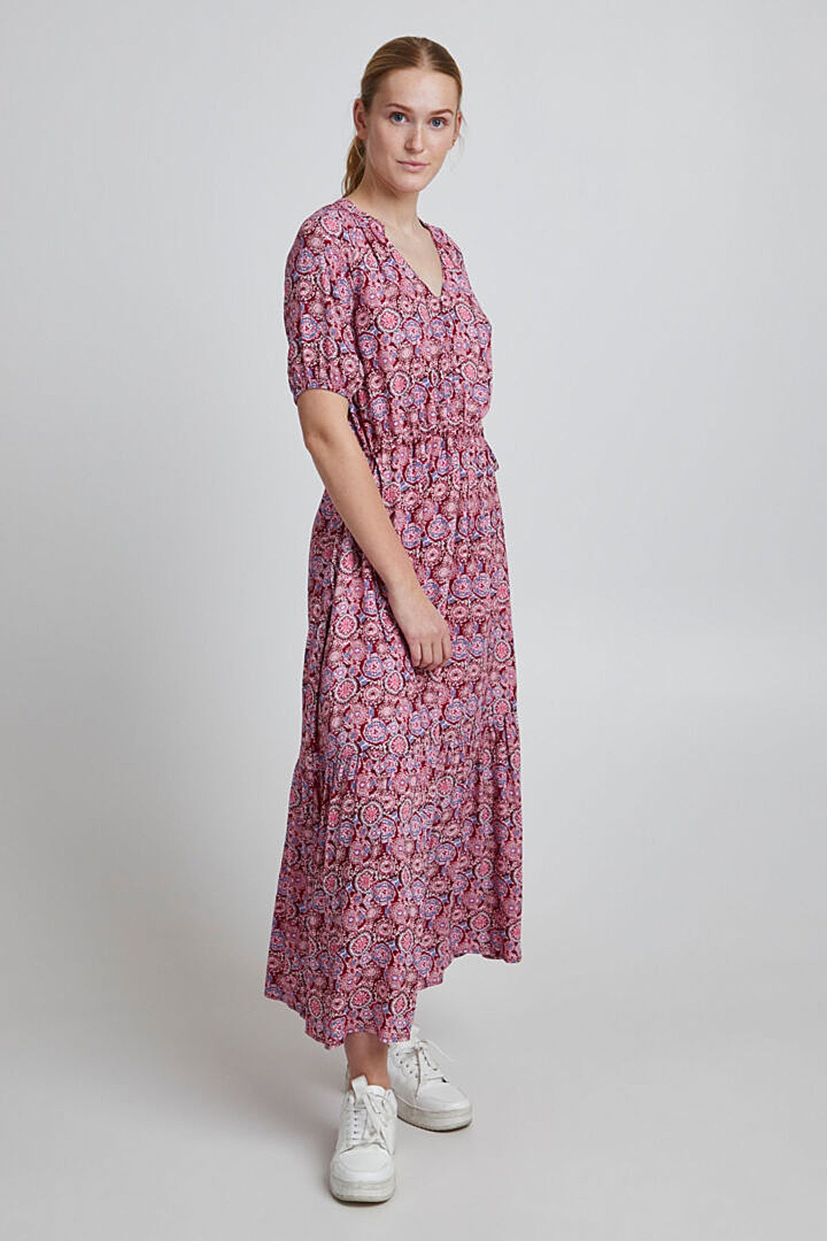 Iparis maxi dress, raspberry