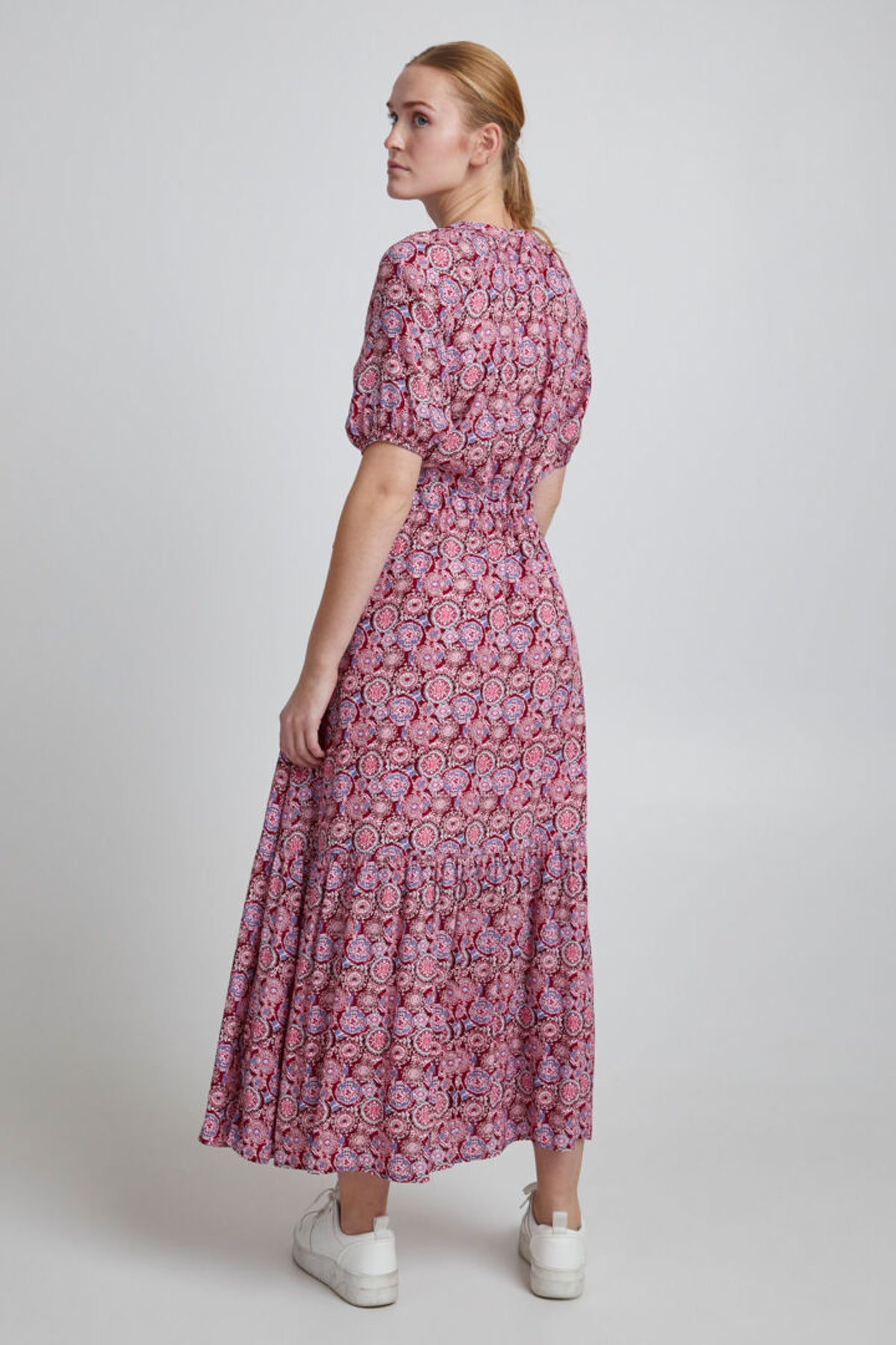 Iparis maxi dress, raspberry