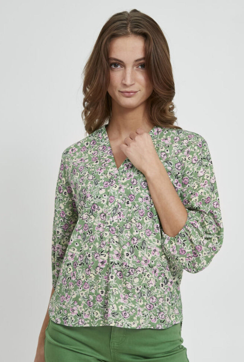 Hania blouse, green