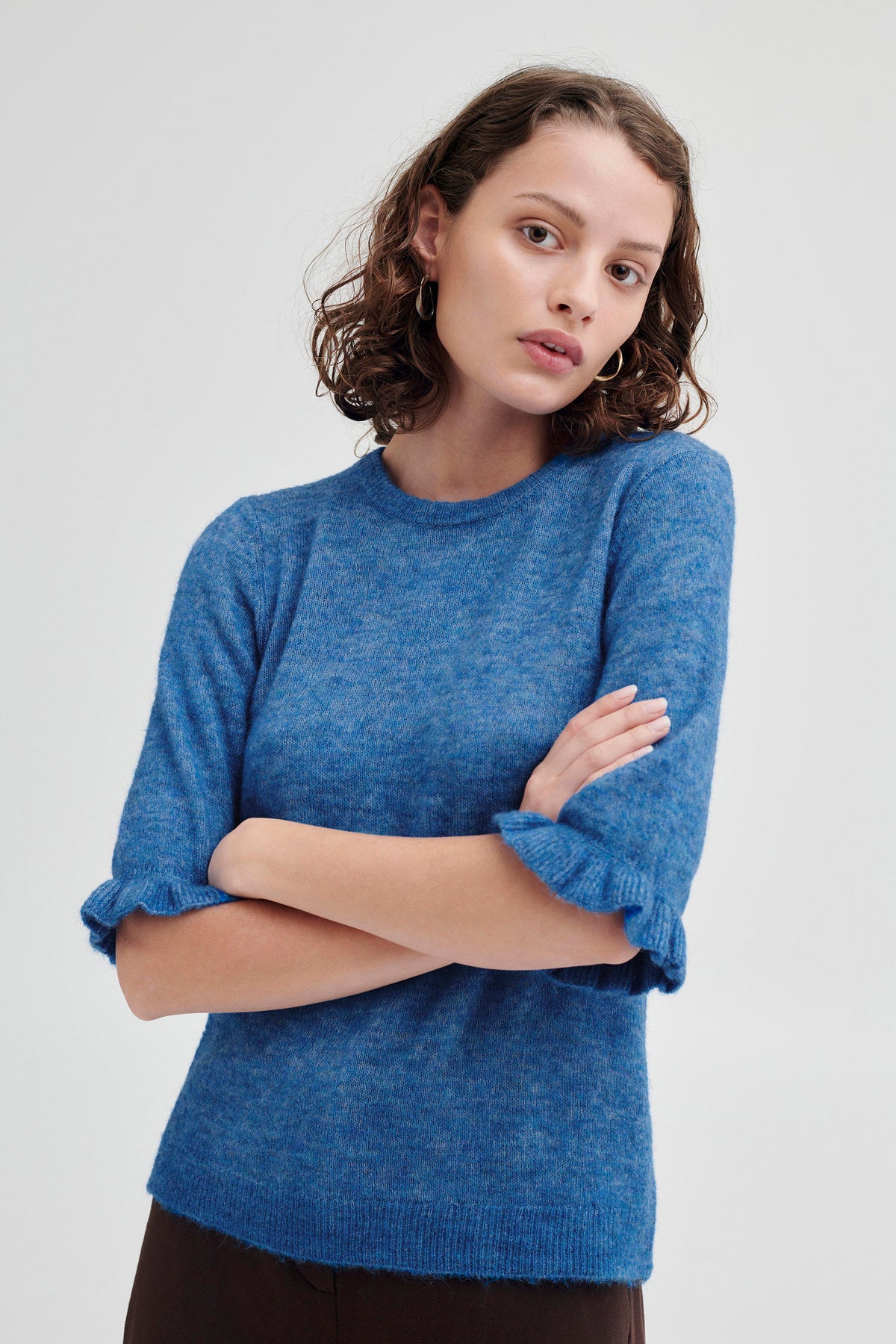 Olympia jumper, cobalt blue