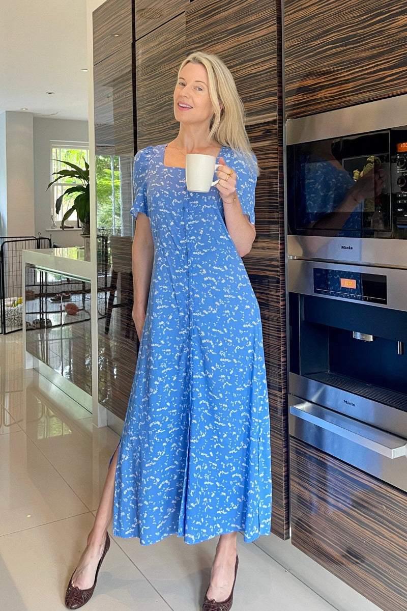 Joella shirt dress, sky blue