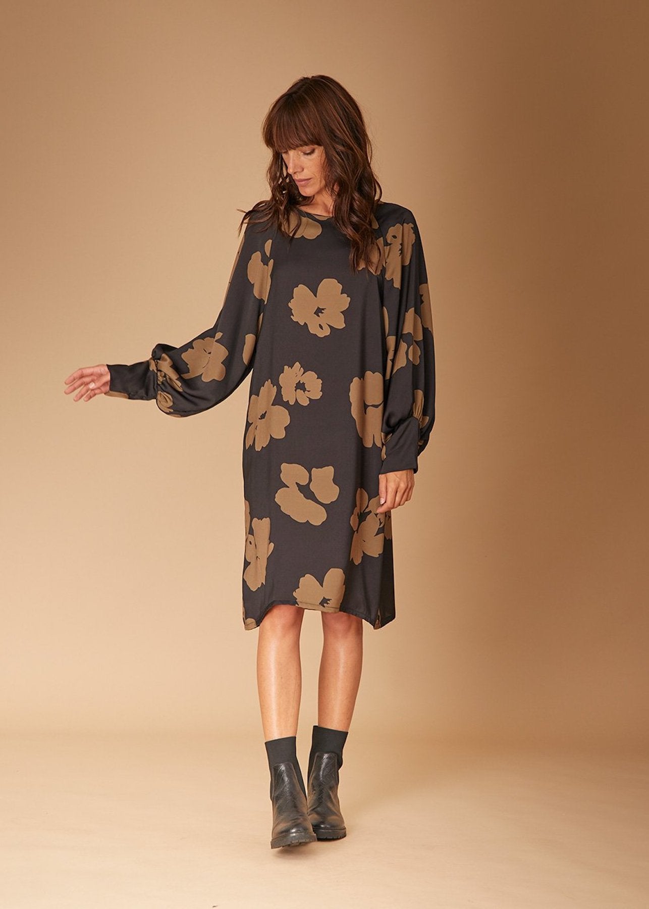 Ghost Daisy dress, black