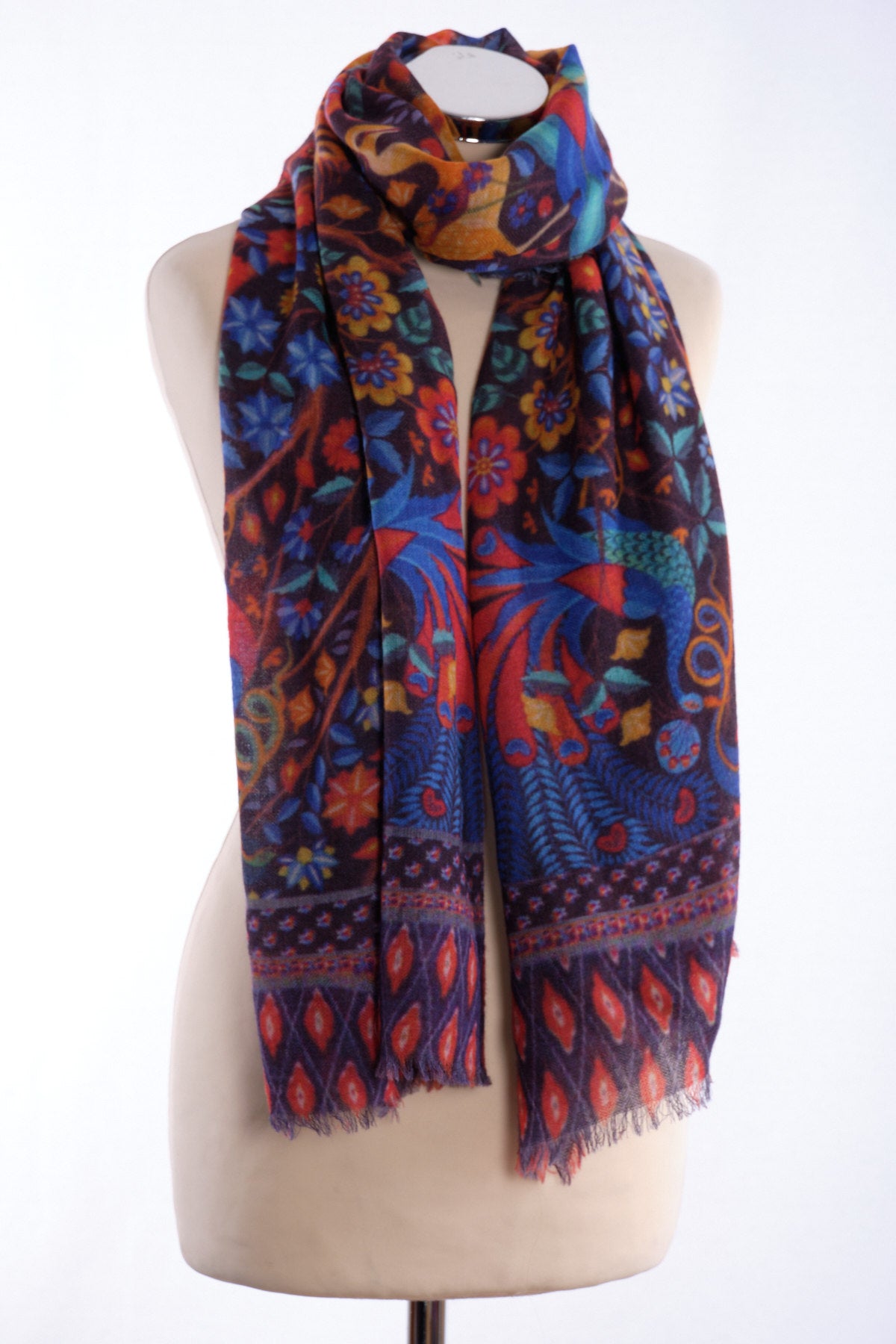 Ombre scarf, multi