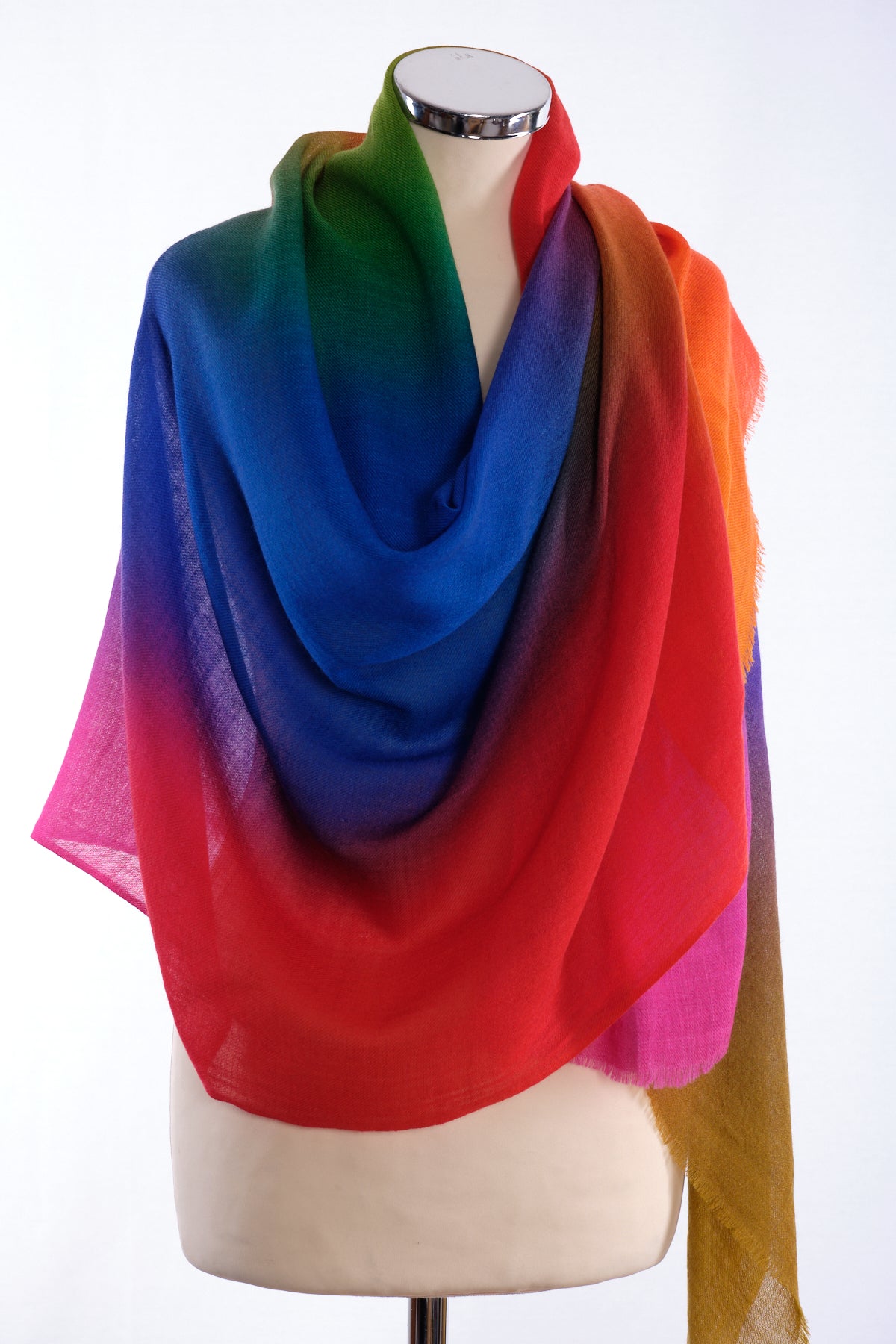 Ombre scarf, multi