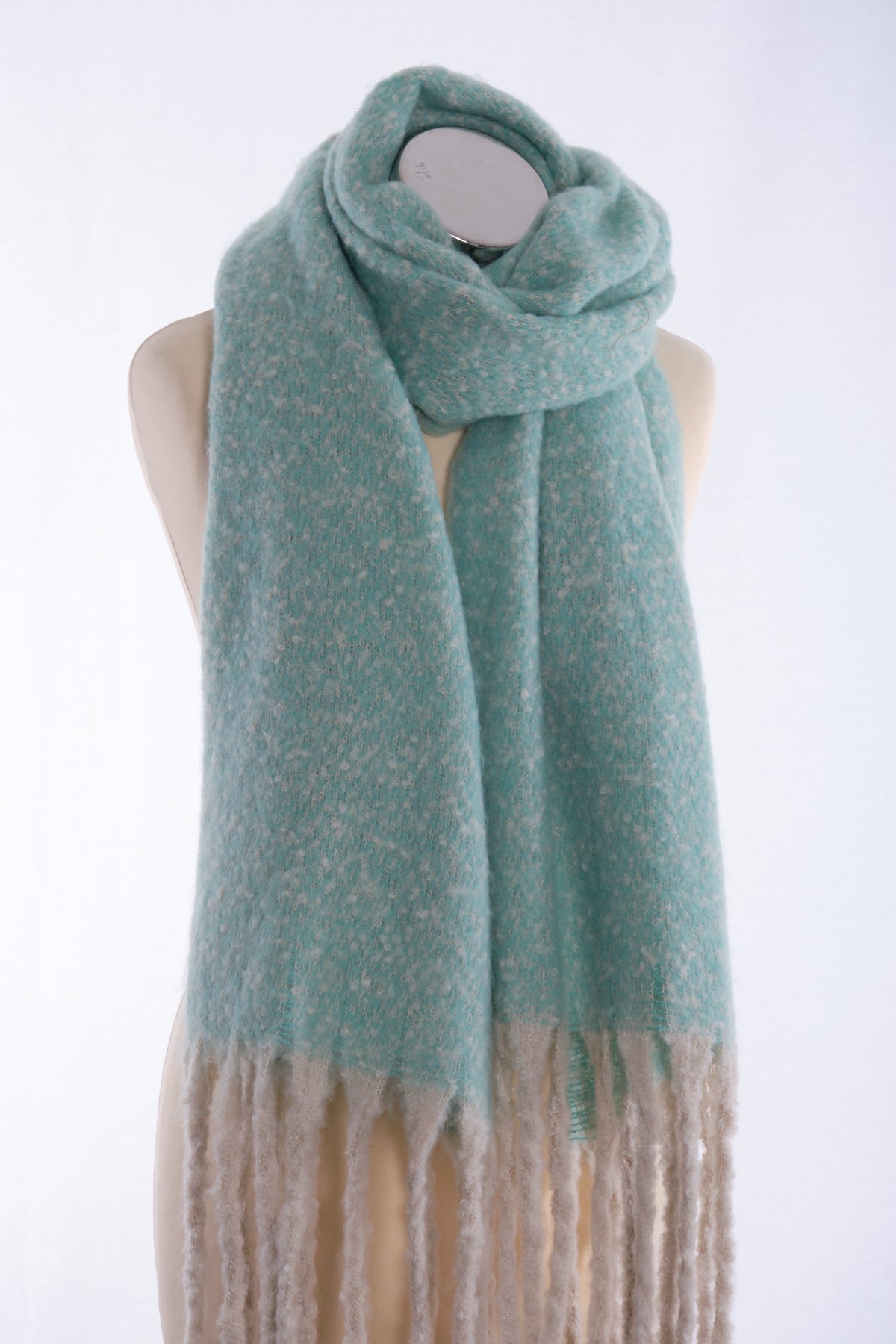 Fluffy Scarf, aqua