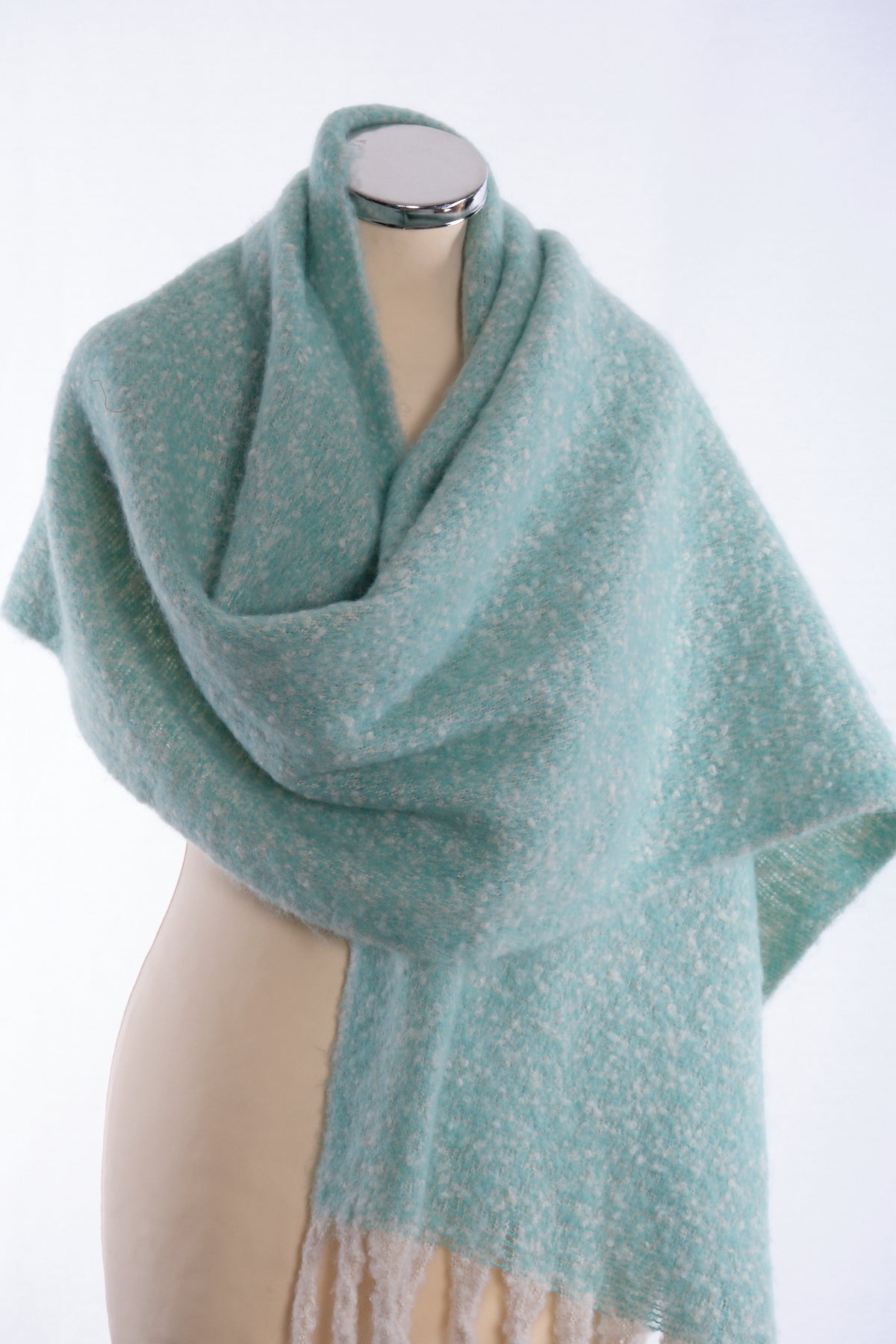 Fluffy Scarf, aqua