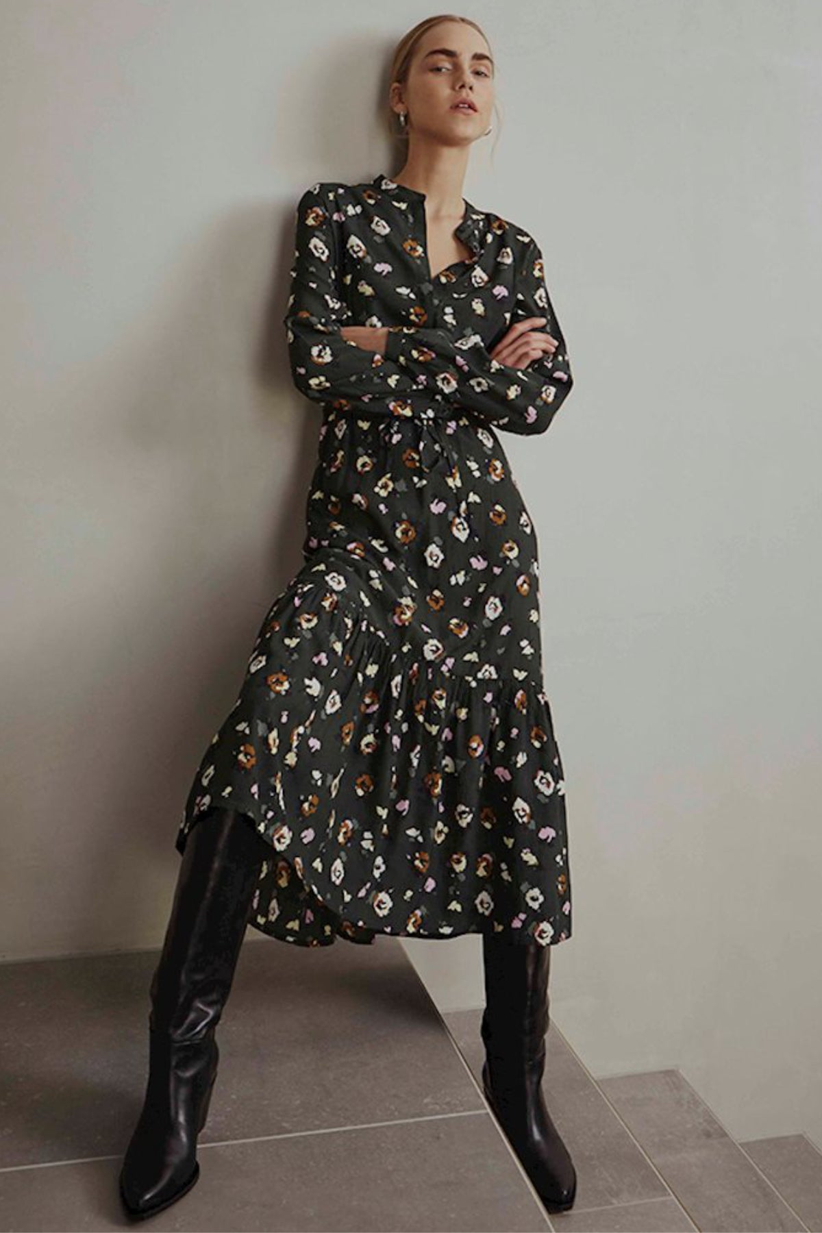 Ellinor dress, Khaki