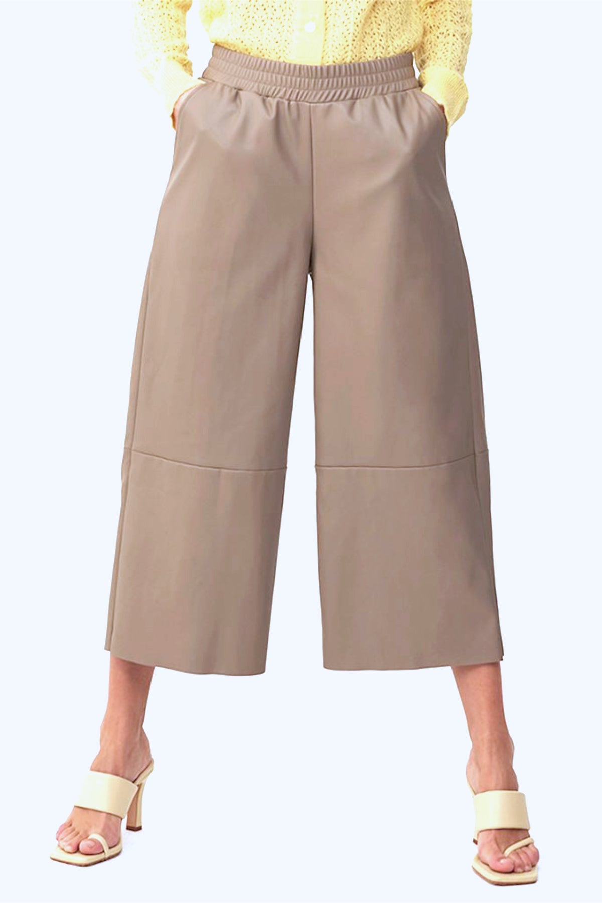 Leonie culottes, stone