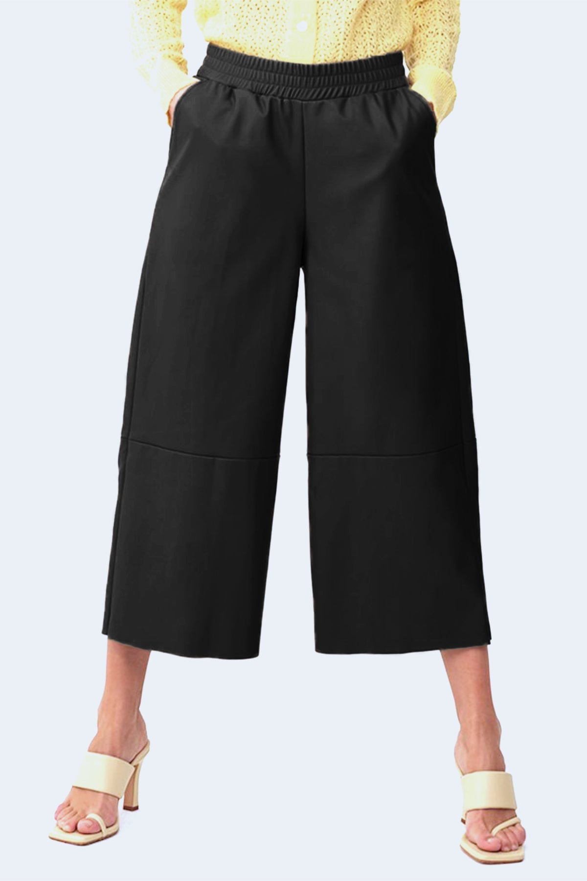 Leonie culottes, black