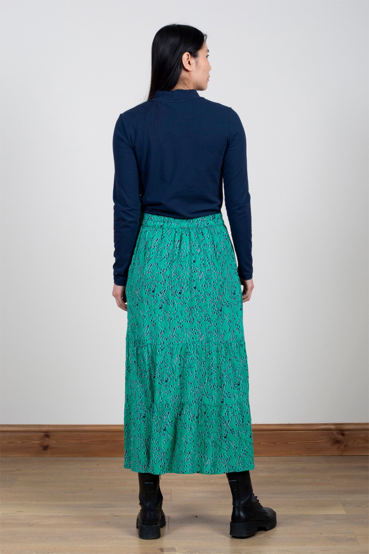 Frome skirt, emerald