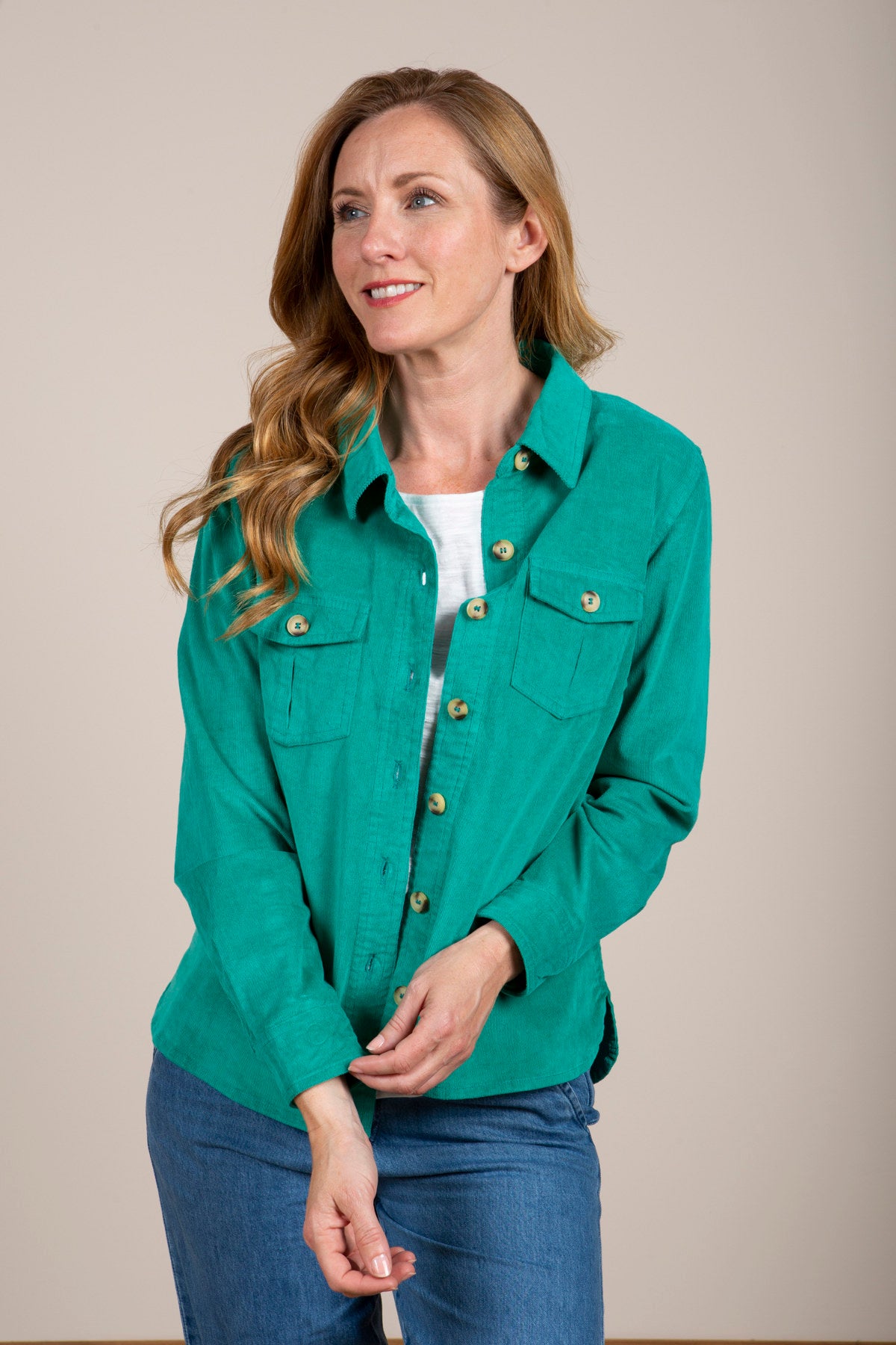 Pincot jacket, emerald
