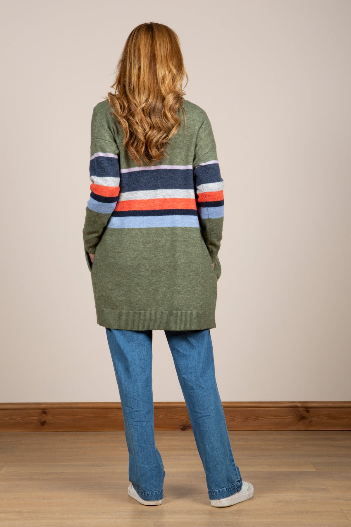 Louisa cardi, soft khaki