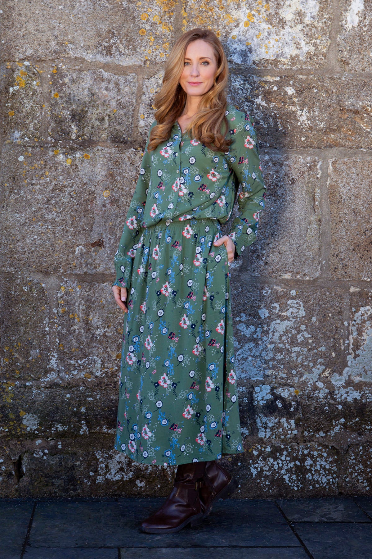 Haywood dress, khaki