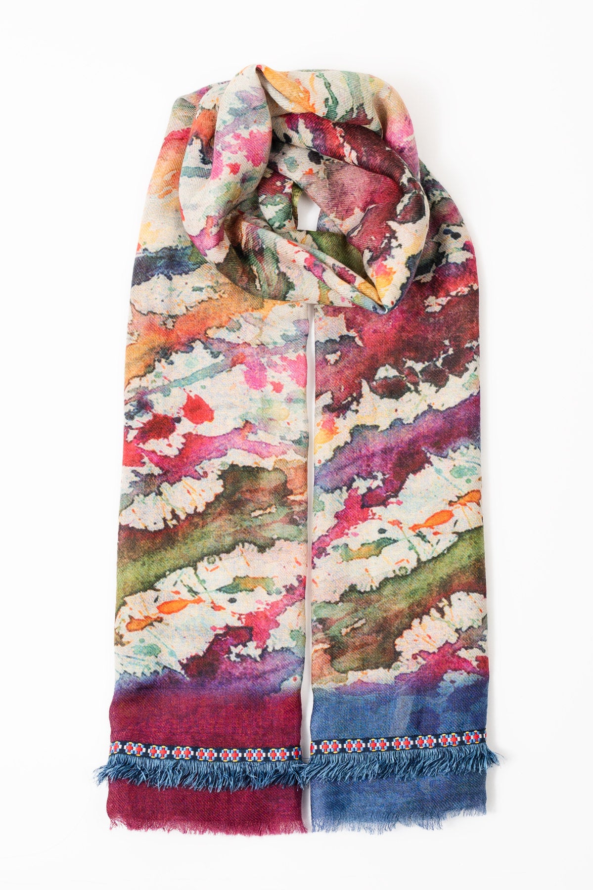 Splash scarf, Multicolour