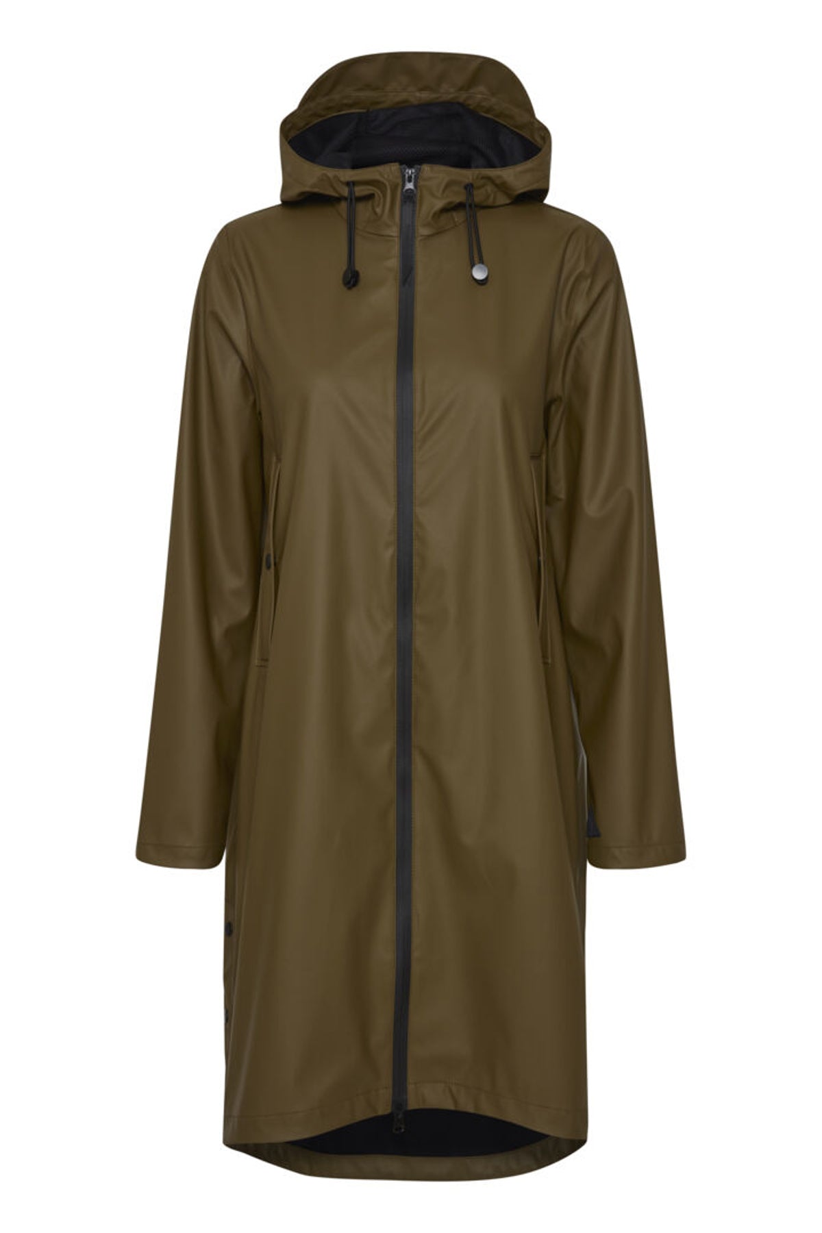 Avan long raincoat, olive