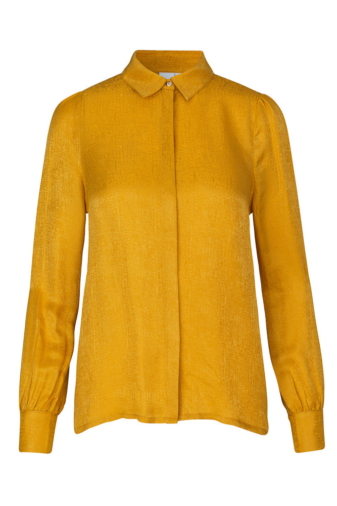 Mya silky shirt, gold