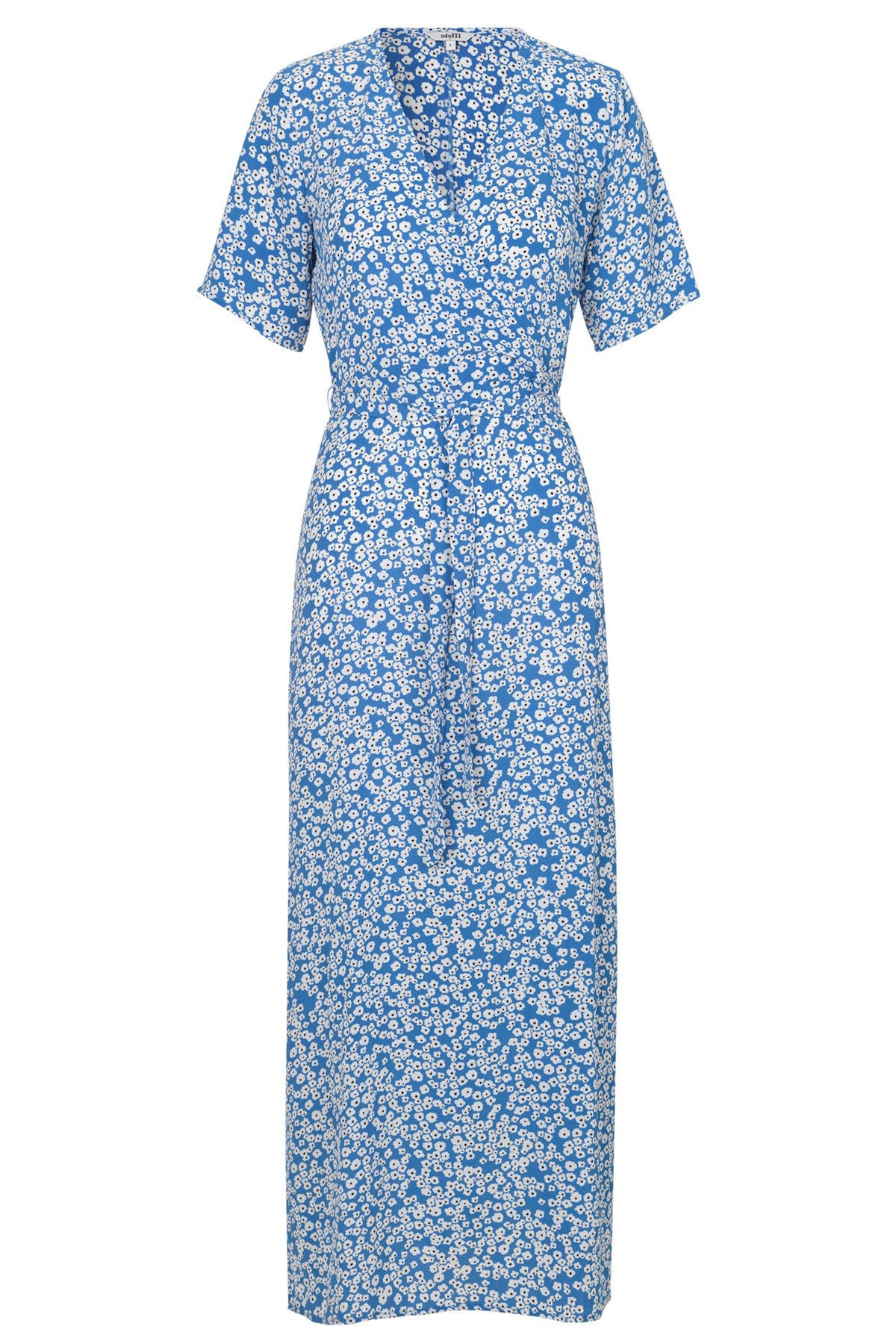 mbyM Semira daisy maxi dress, sky blue, front view