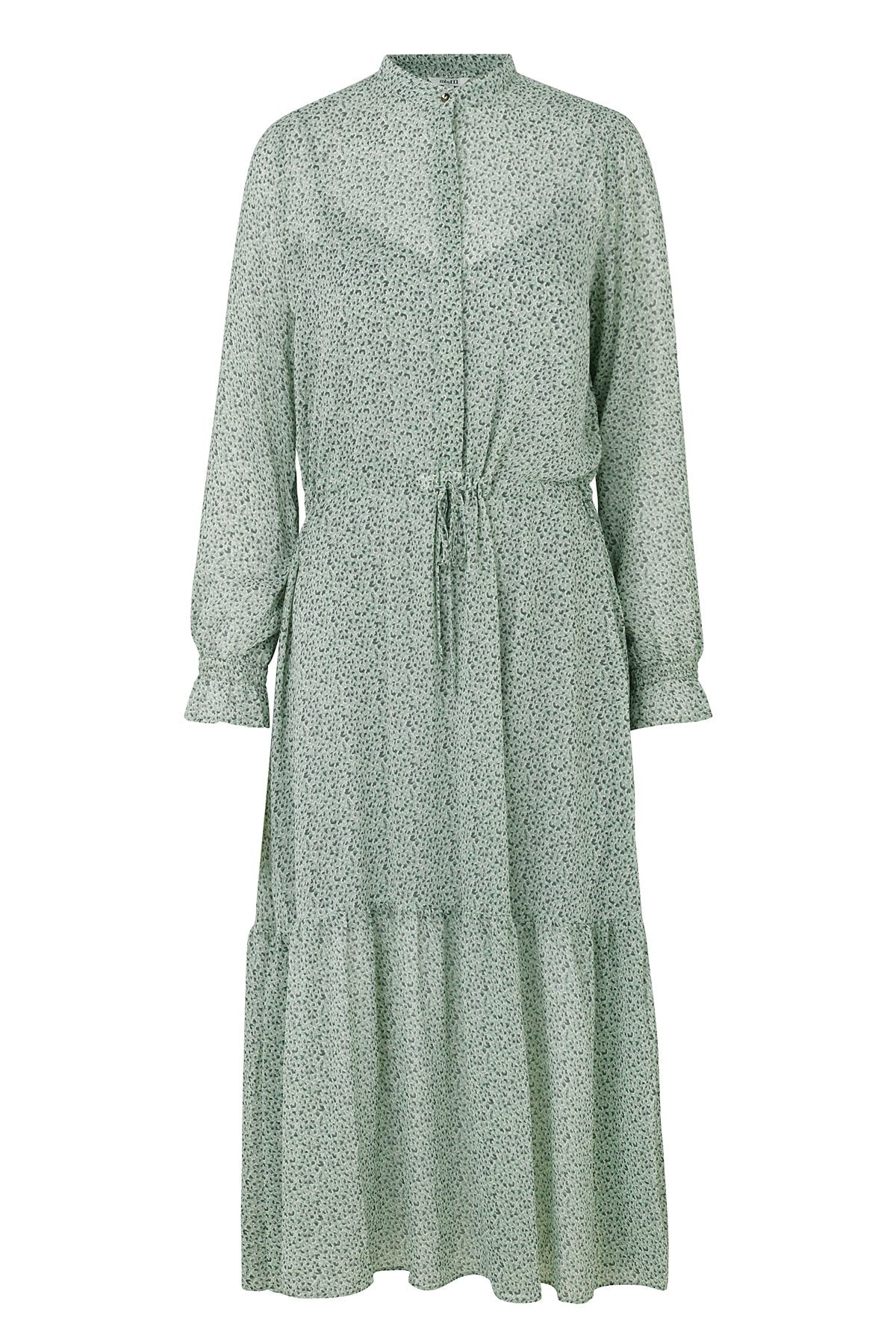 mbyM Diaz, dress pale green, front view