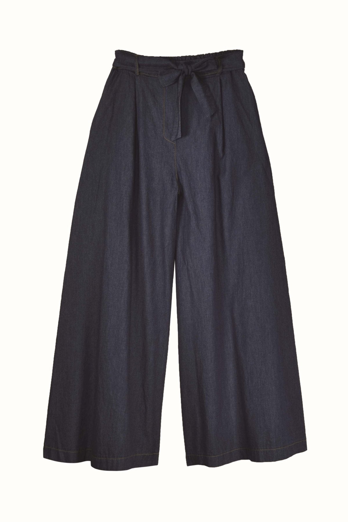 Humility trousers, denim, front view