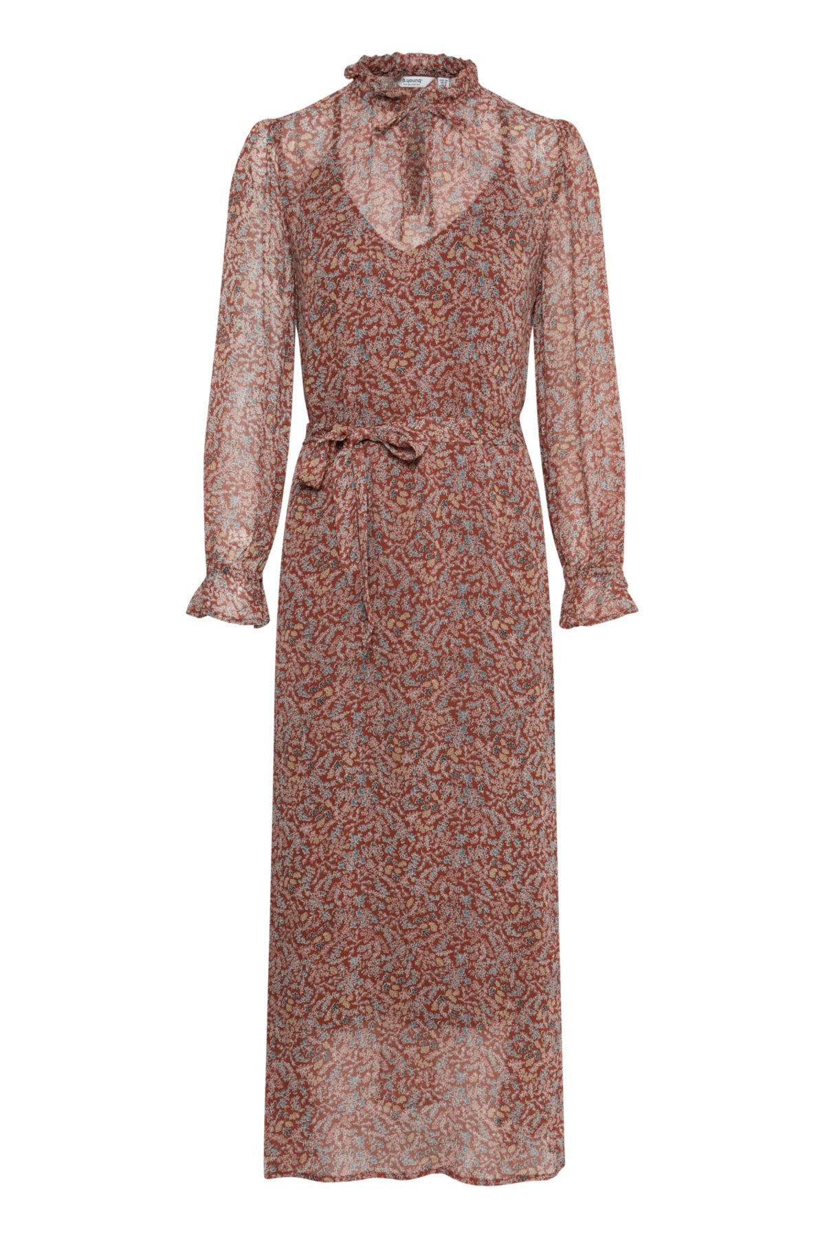 Fibba maxi dress, brandy