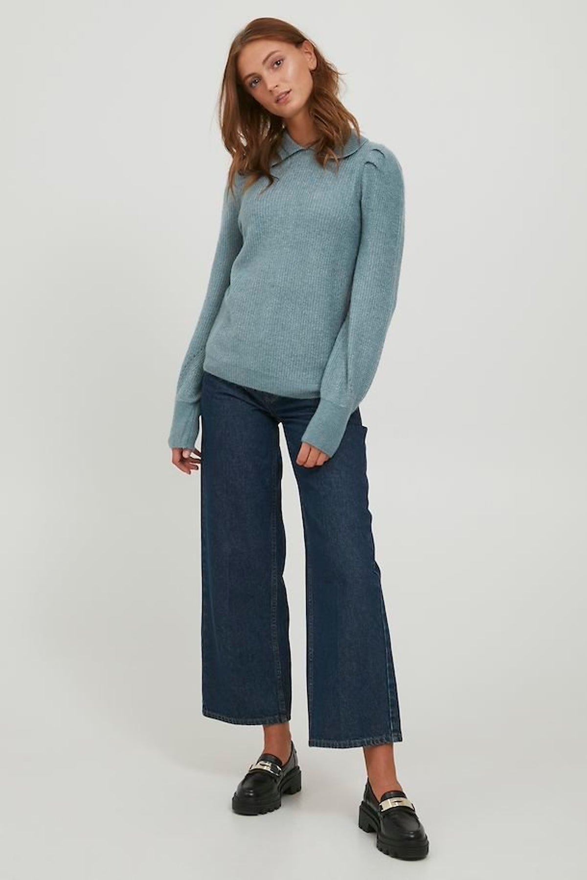 Martine jumper, soft teal