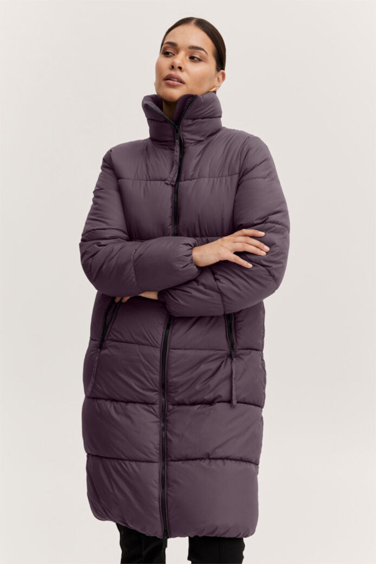Bomina puffy coat, black pearl