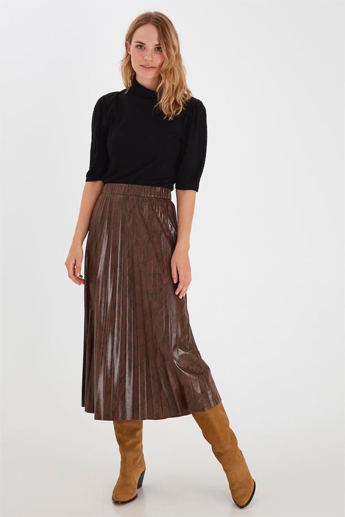 Emilia skirt, tobacco